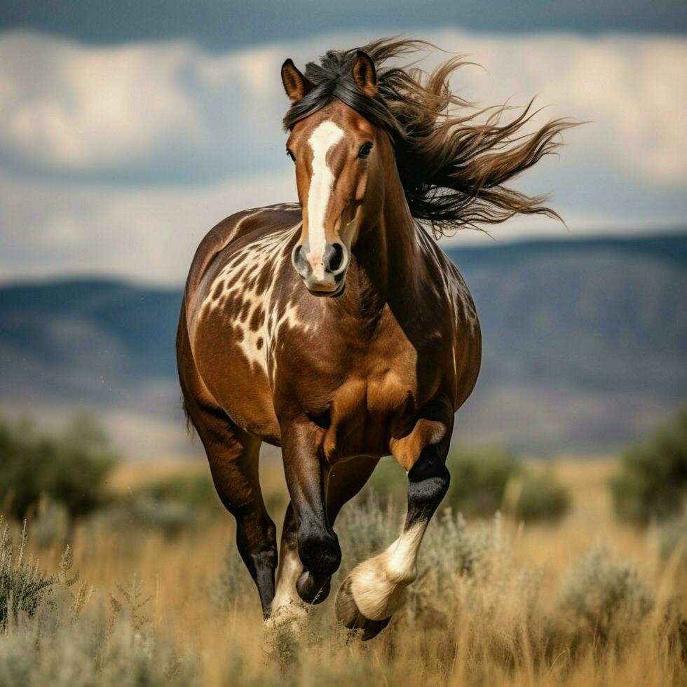 foto de caballo lleno Disparo alto calidad hdr 16k ultra hd