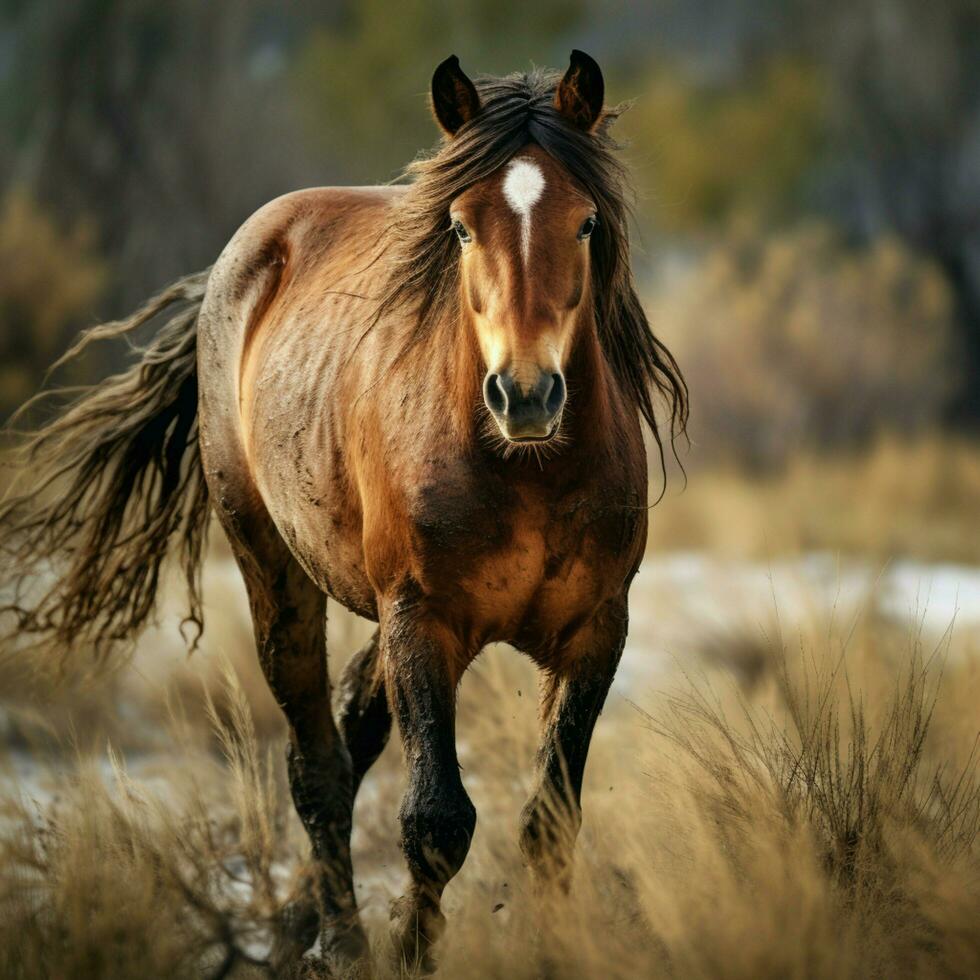 foto de caballo lleno Disparo alto calidad hdr 16k ultra hd