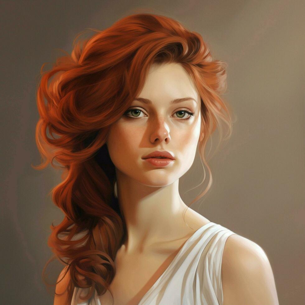 woman hair style photo