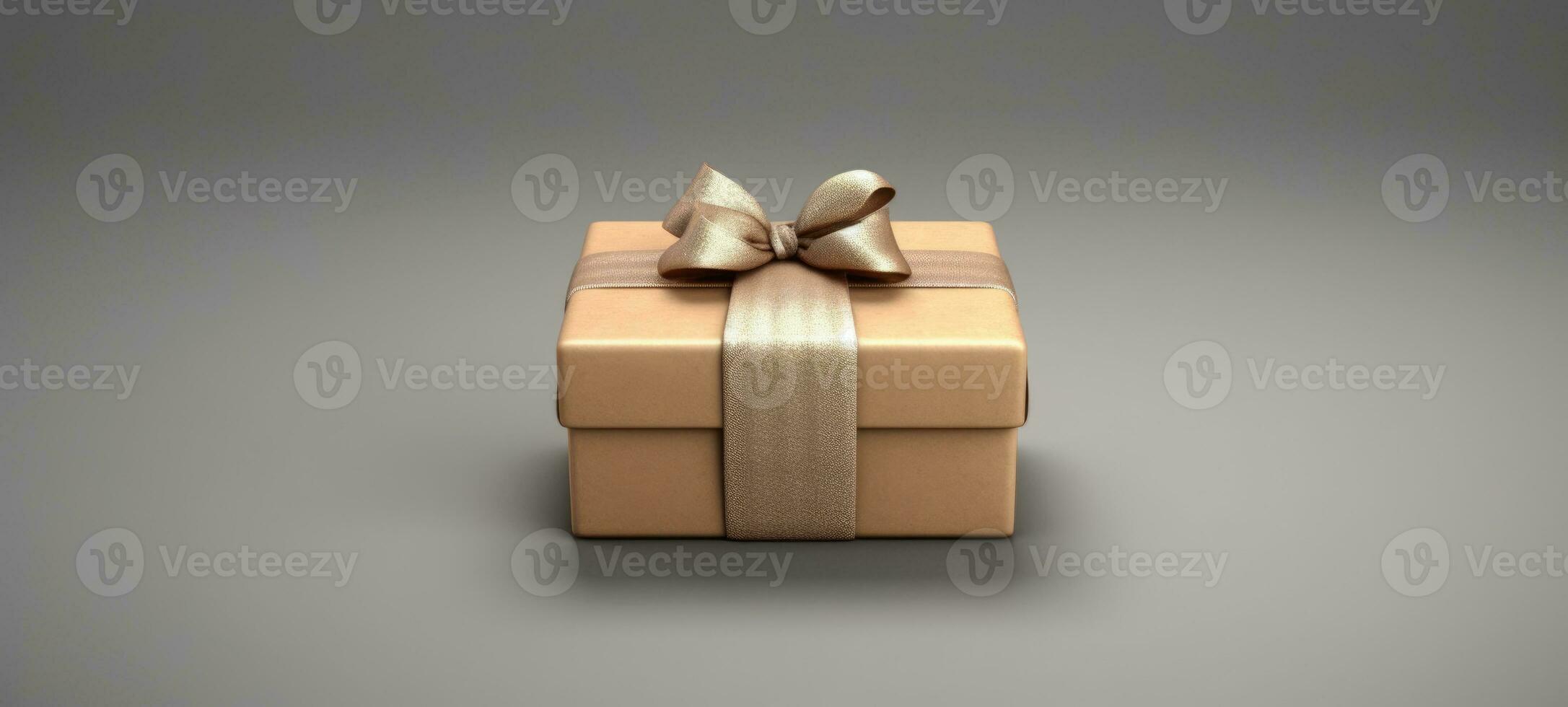 colorful ribbon gift box present copyspace, ai photo