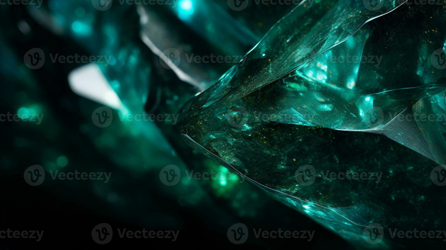 Photograph a mesmerizing close-up of a sparkling Jade held against a velvety black background. Generative AI photo