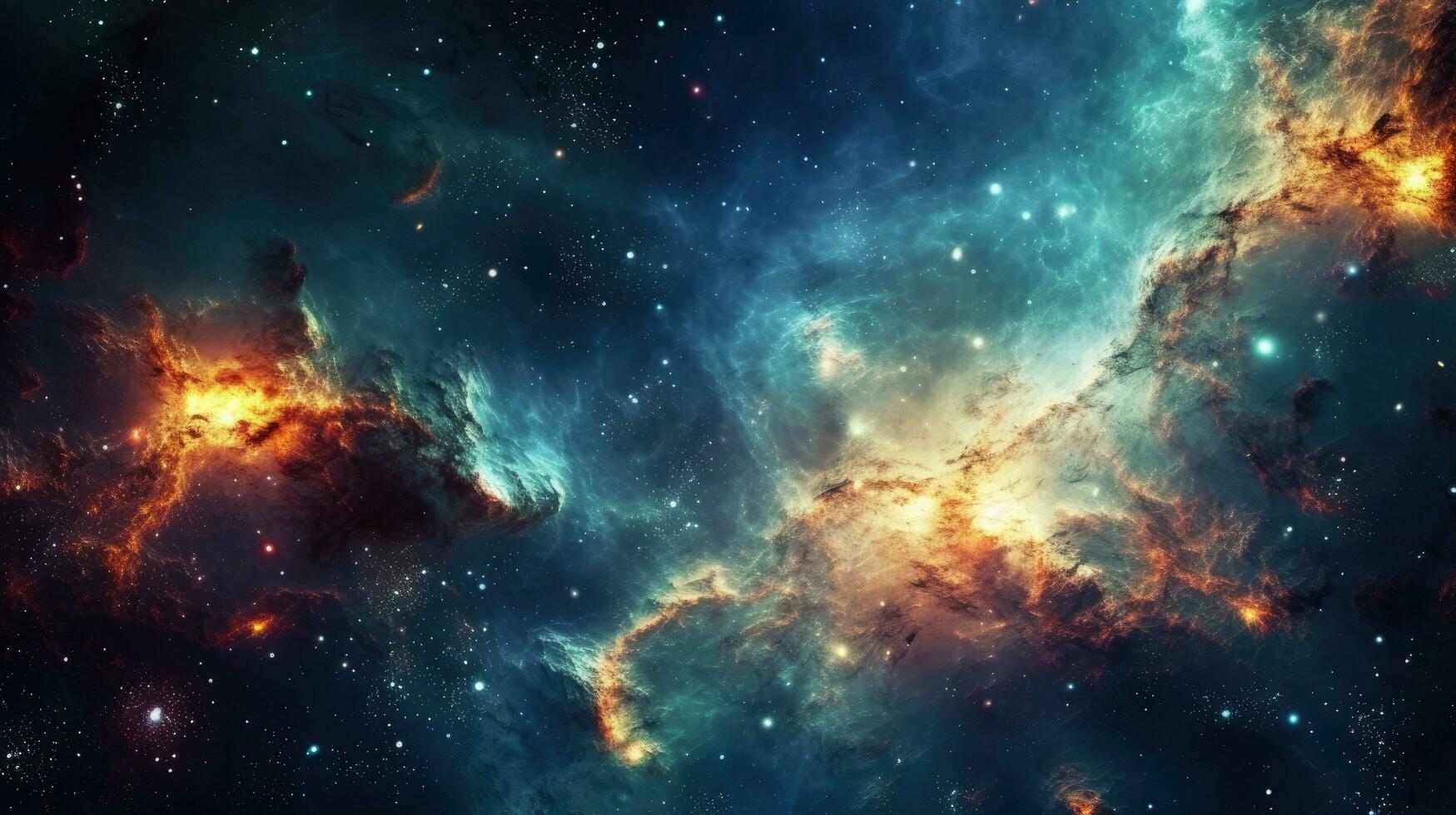 deep space. Generative AI photo