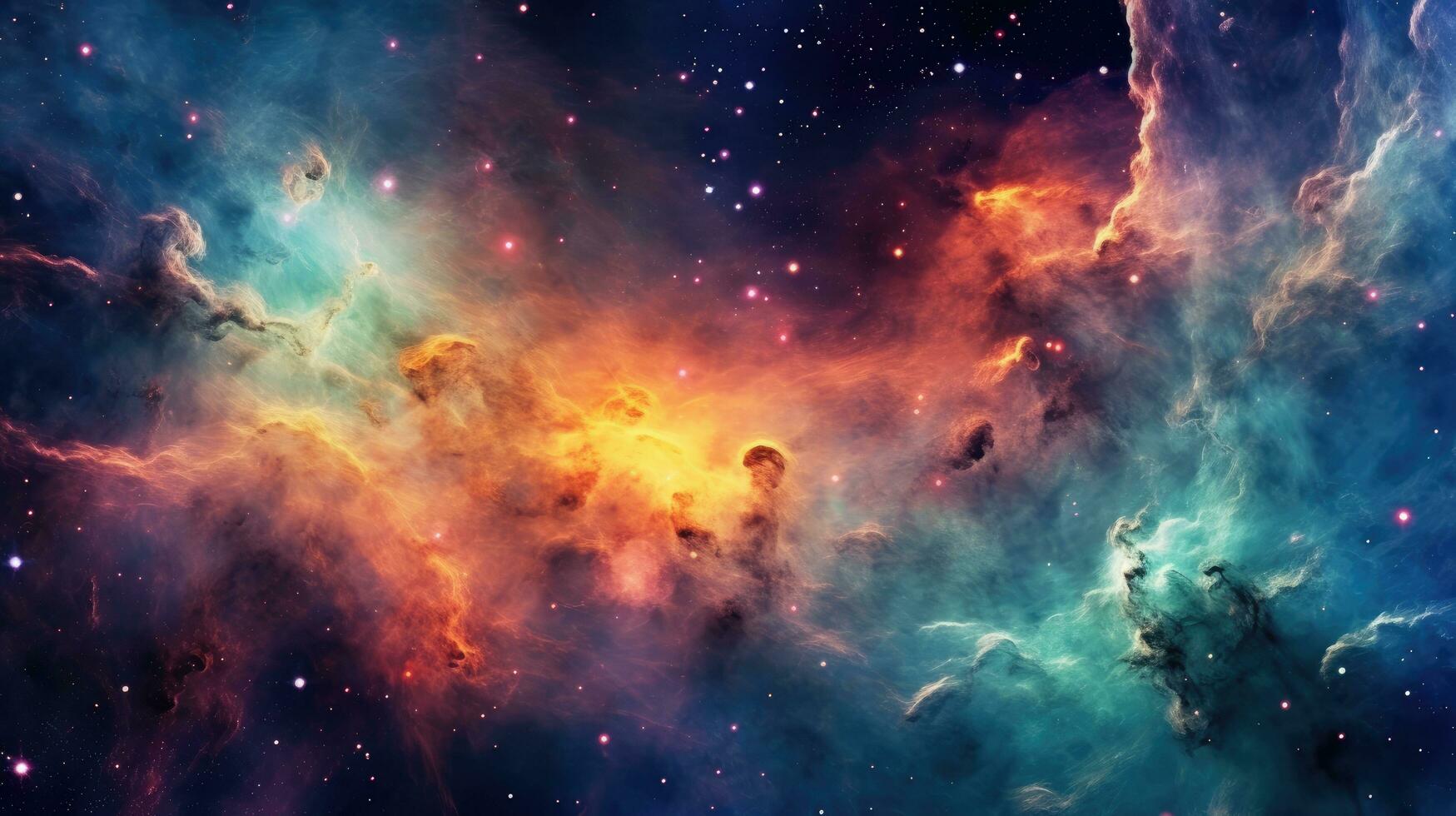 deep space. Generative AI photo