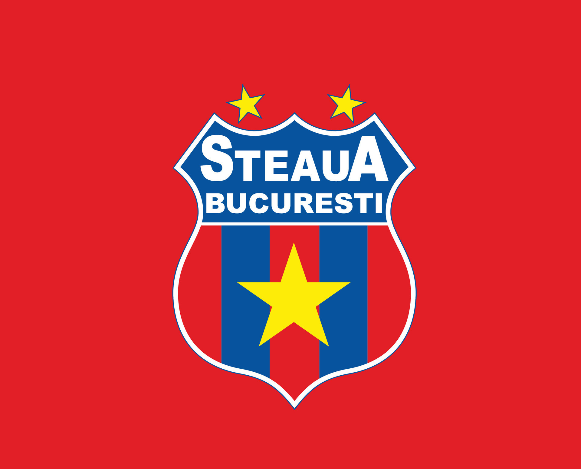 Steaua Bucarest Club Logo Symbol Romania League Football Abstract Design  Vector Illustration With Red Background 30711669 Vector Art at Vecteezy