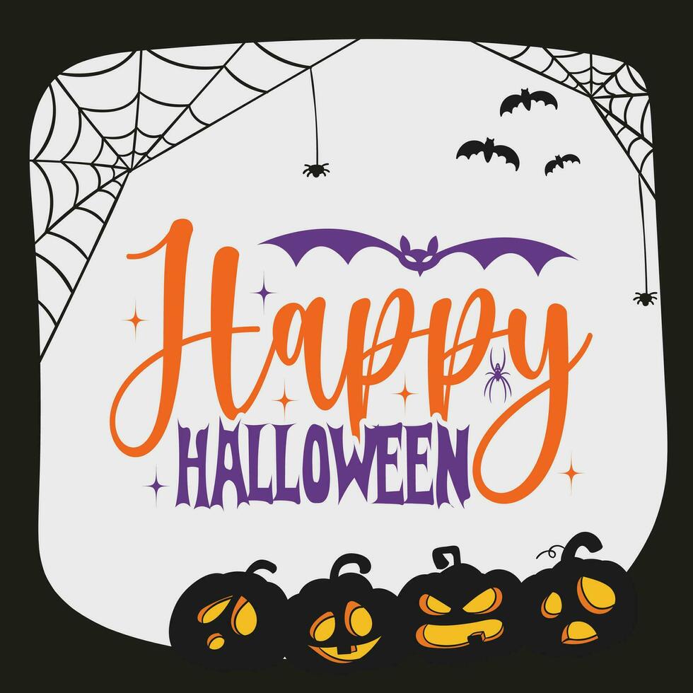 Happy Halloween design vector