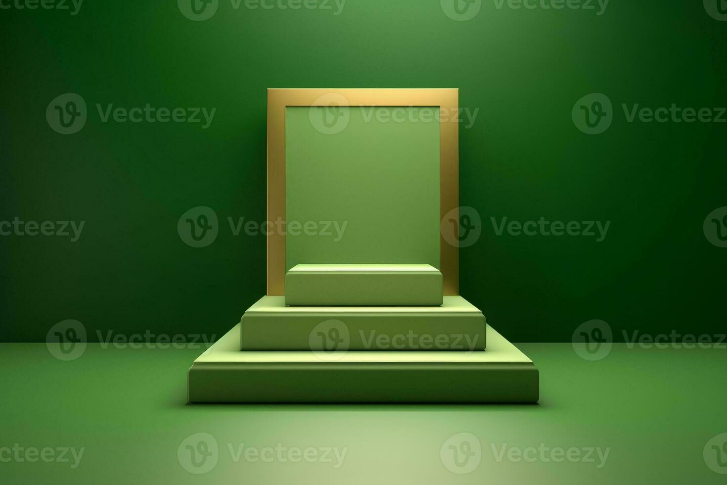 Ai Generative Photo of a podium on the beach for product presentation