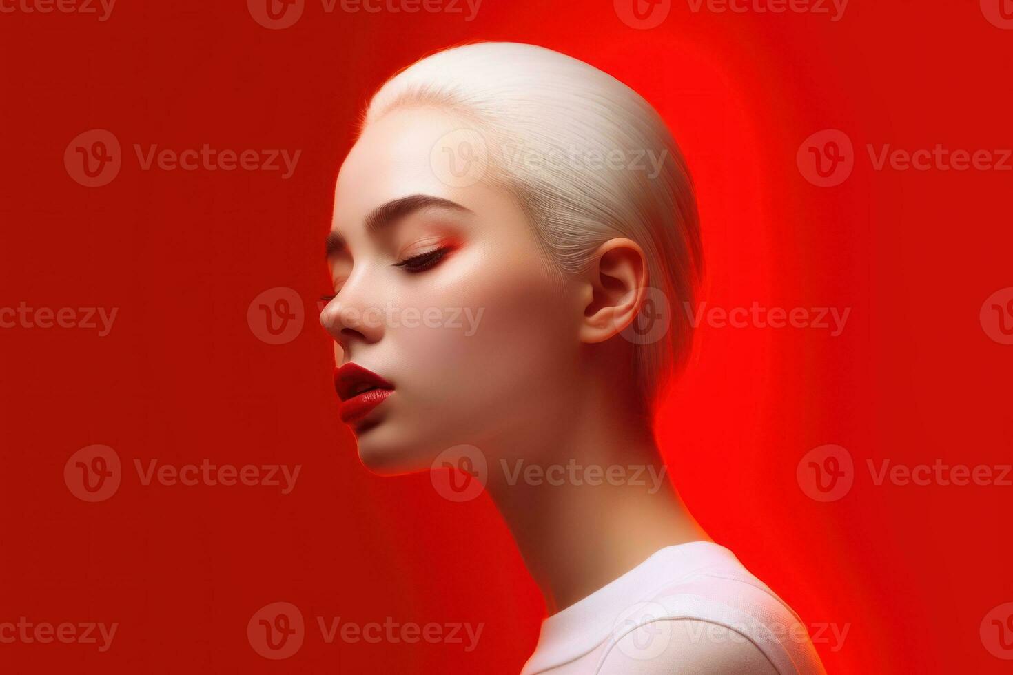 Ai Generative Photo portrait of a woman