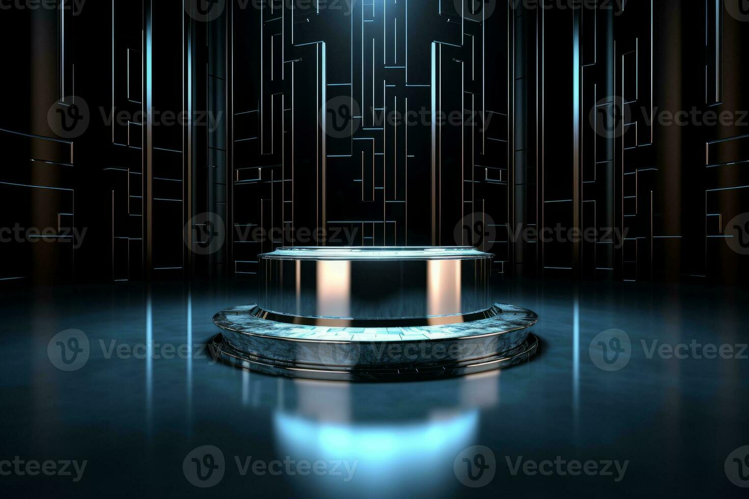 Ai Generative Photo of a podium for product presentation