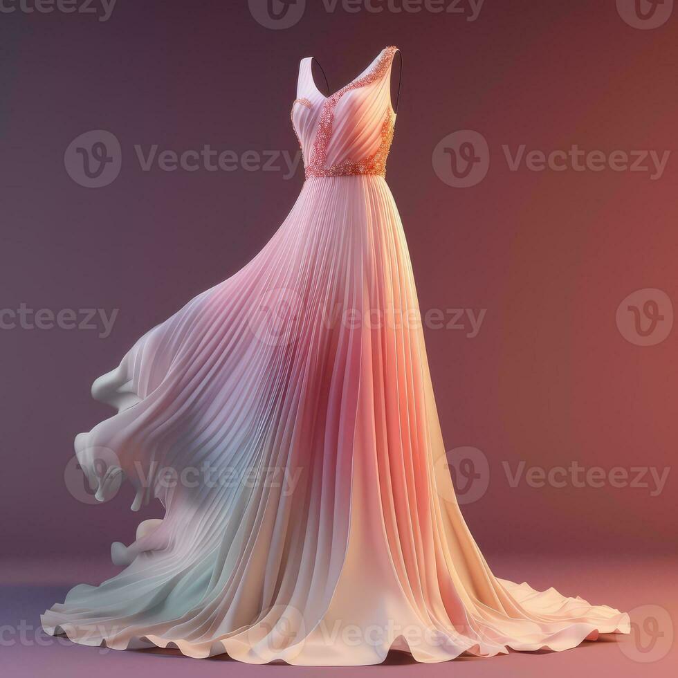 Ai Generative Photo of a woman dress