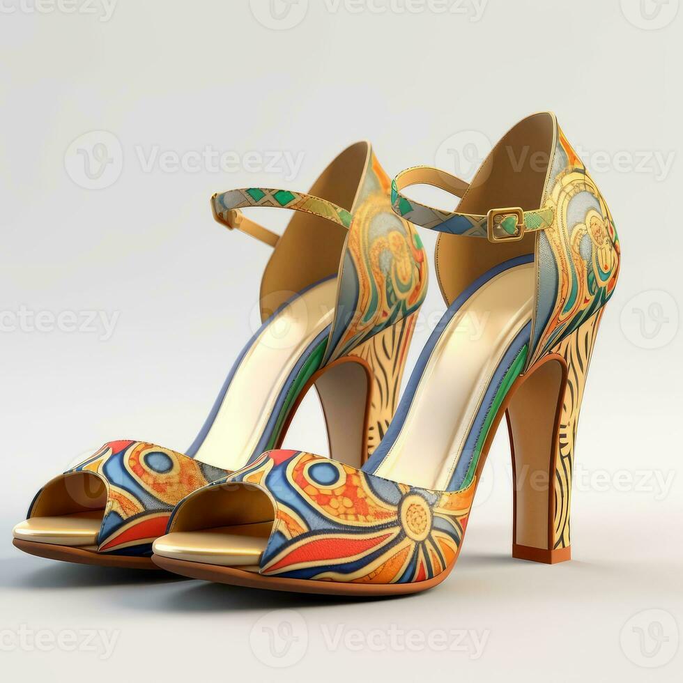 Ai Generative Photo of a woman shoes