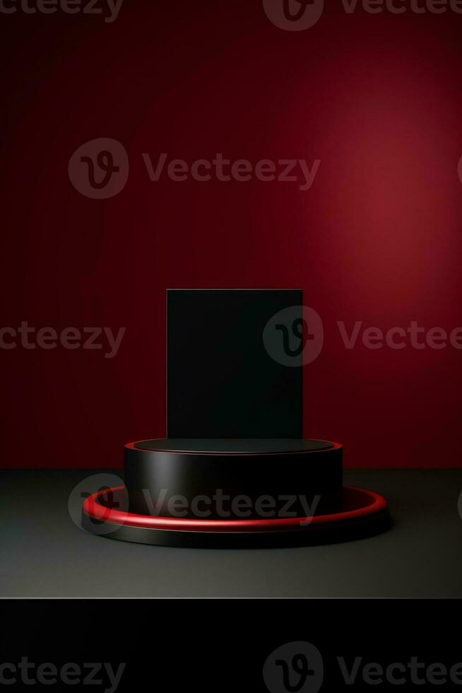 Ai Generative Photo of a podium for product presentation