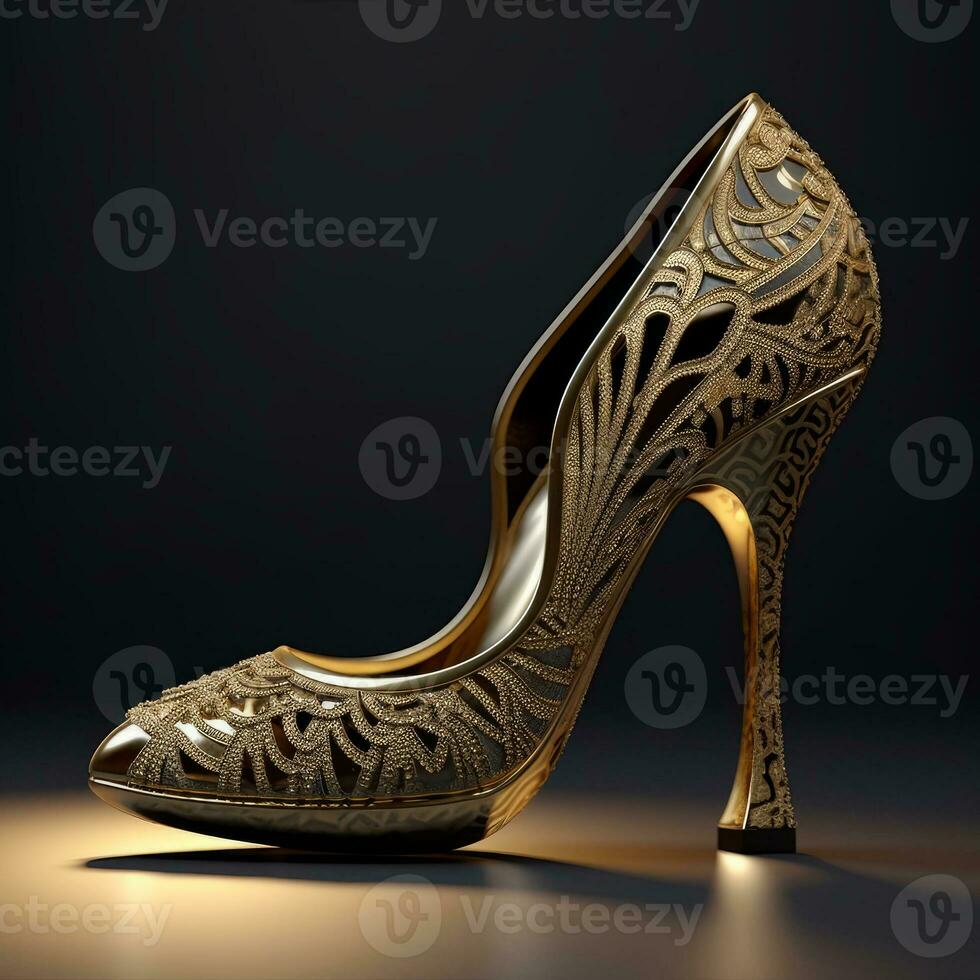 Ai Generative Photo of a woman shoes