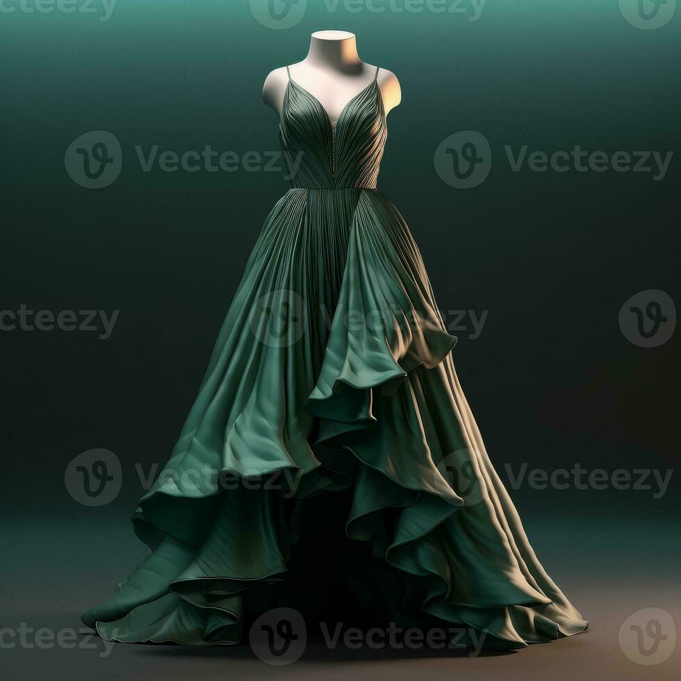 Ai Generative Photo of a woman dress