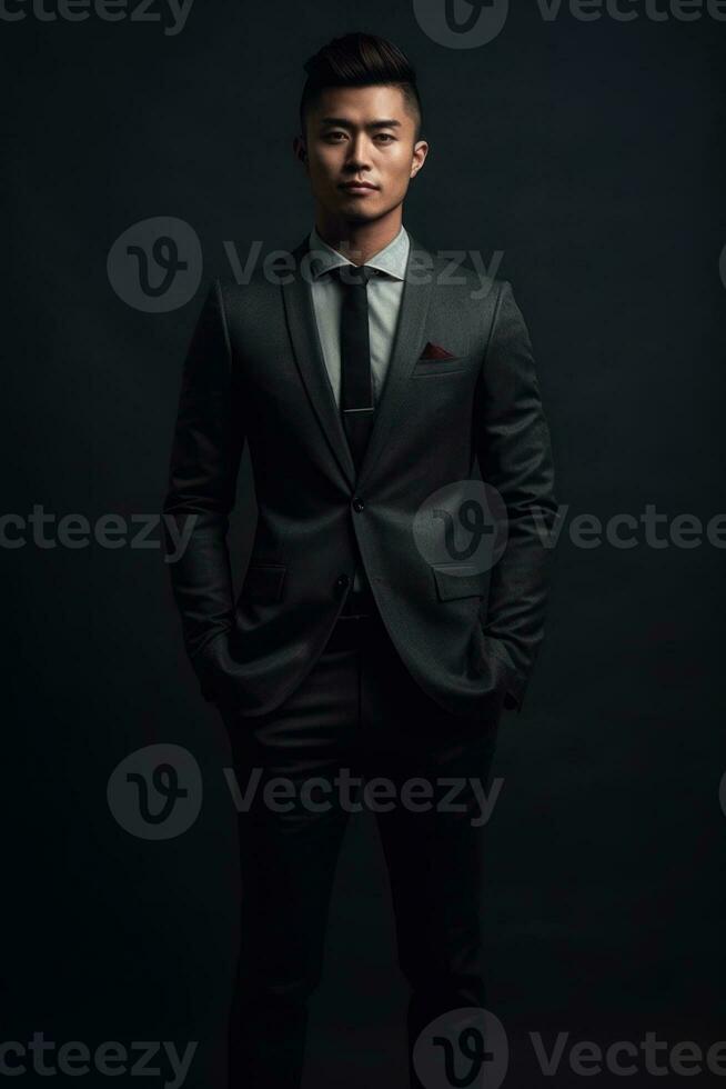 Ai Generative Photo portrait of a man in a suit