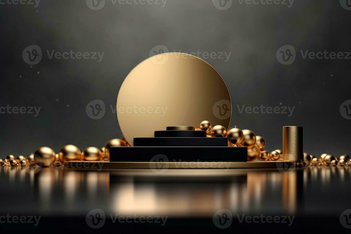 Ai Generative Photo of a podium for product presentation
