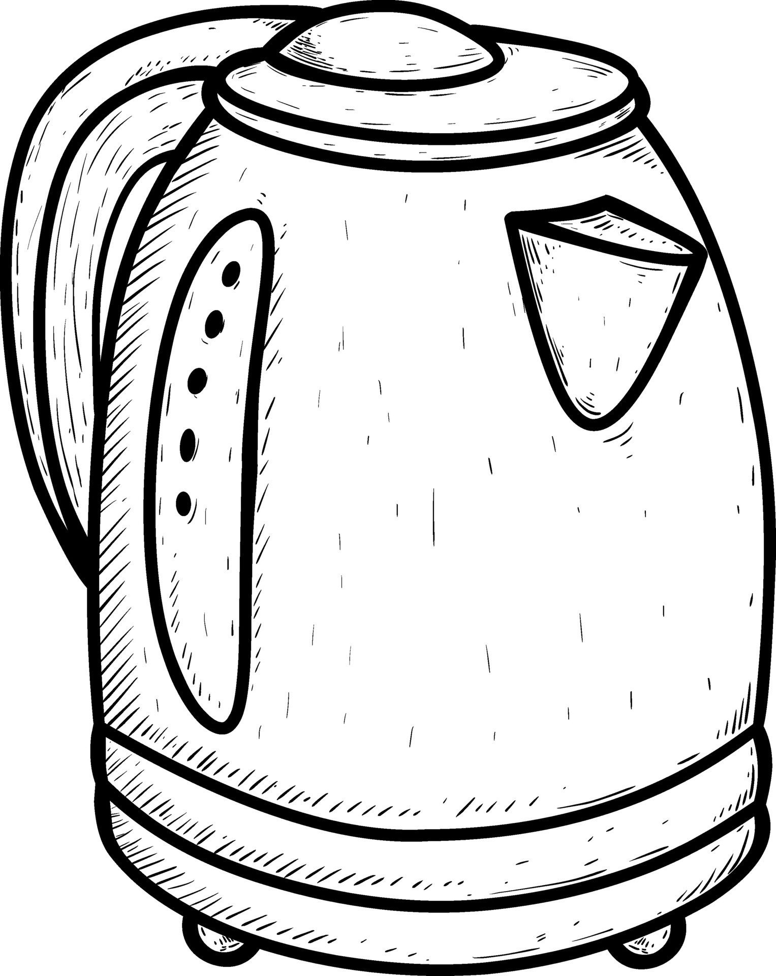 illustration of Kettle electric on white 30713550 Vector Art at Vecteezy