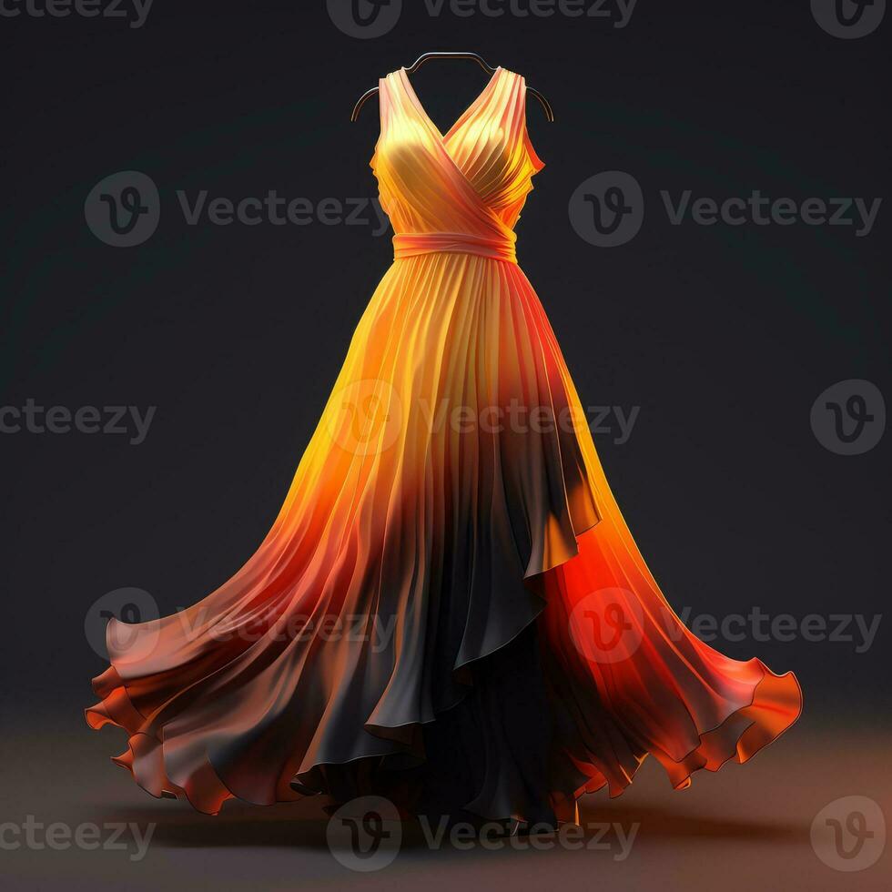 Ai Generative Photo of a woman dress
