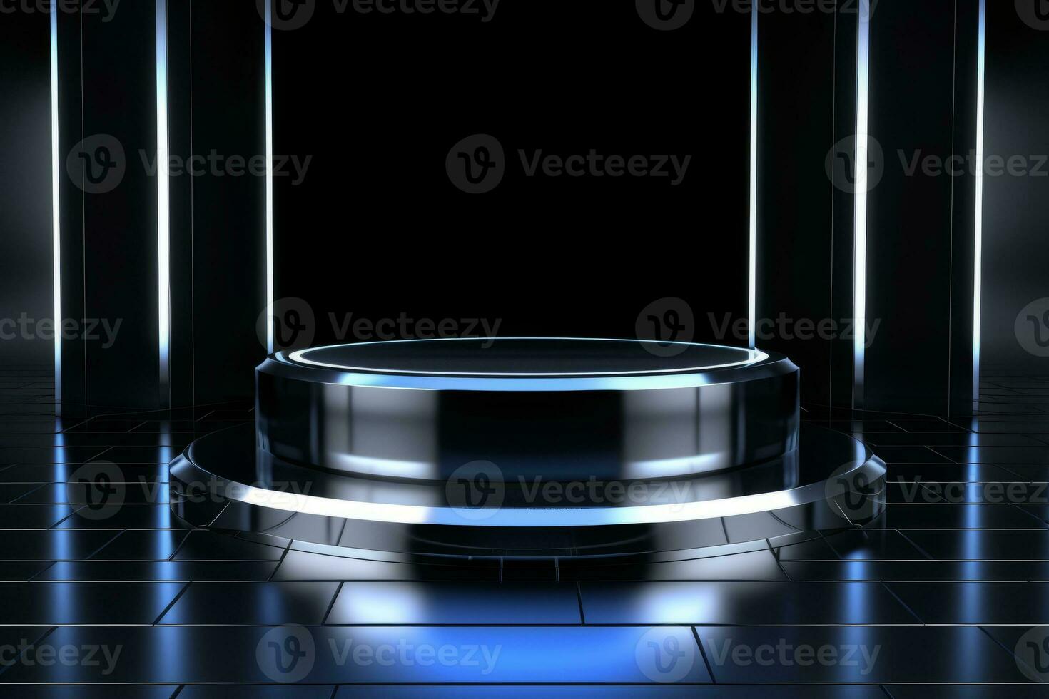 Ai Generative Photo of a podium for product presentation