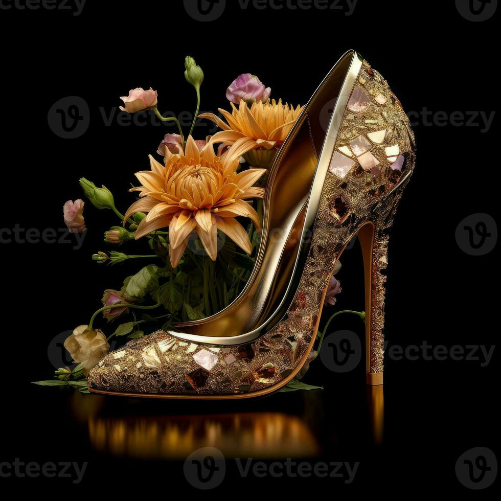 Ai Generative Photo of a woman shoes