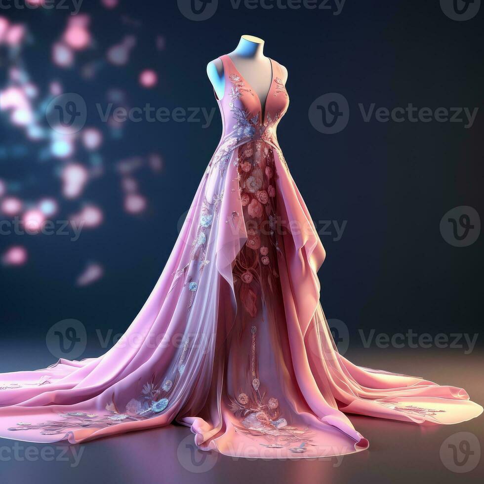 AI Generative Photo of a woman dress