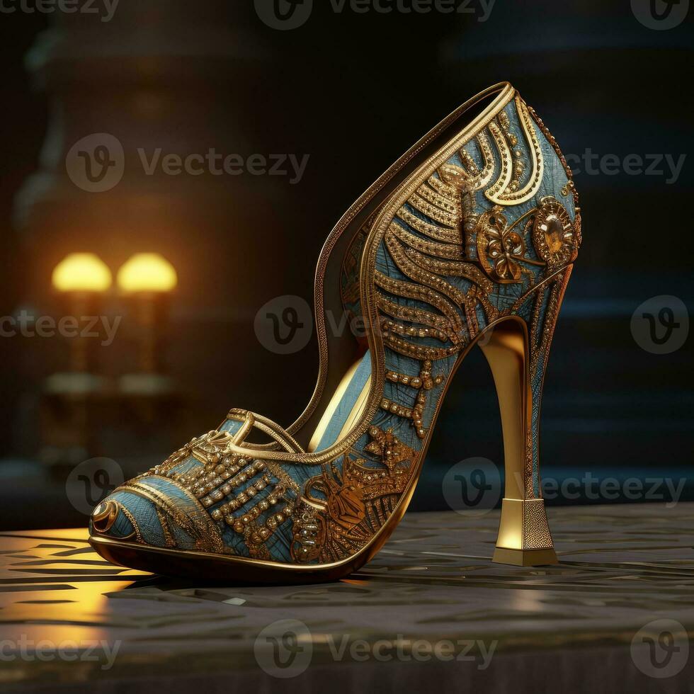 Ai Generative Photo of a woman shoes