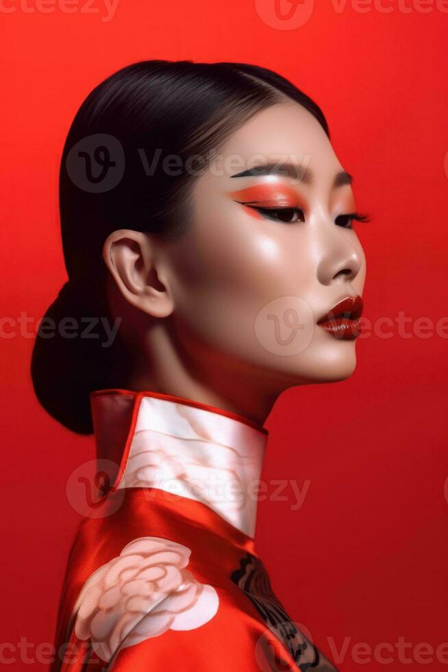 Ai Generative Photo portrait of a woman