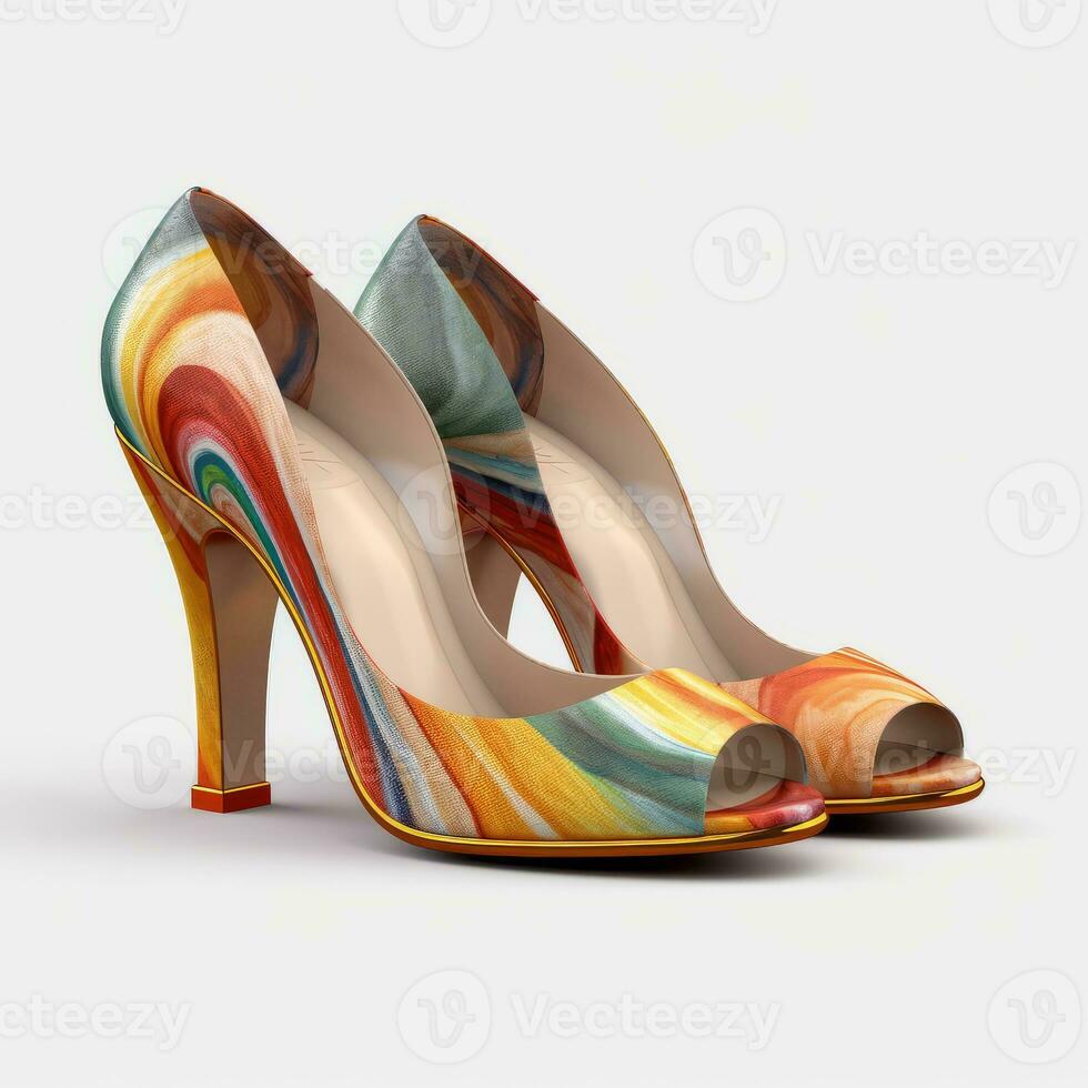 Ai Generative Photo of a woman shoes