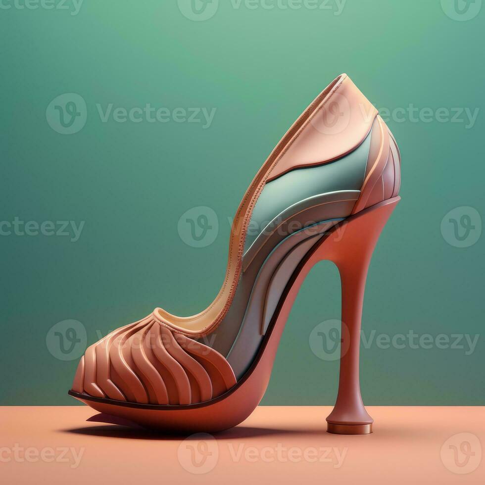 Ai Generative Photo of a woman shoes