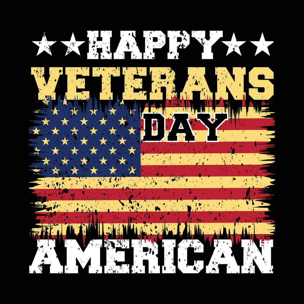 contento veteranos día americano diseño, veteranos día americano bandera diseño para t camisa vector