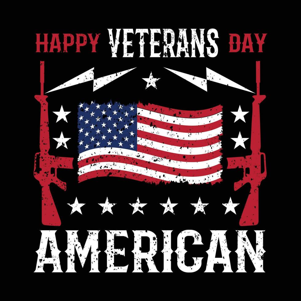 Happy veterans day american design, veterans day american usa flag t shirt design vector