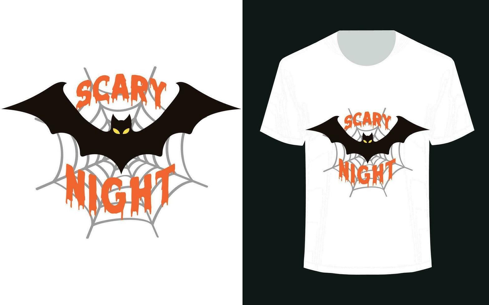 Happy Halloween t-shirt design. vector