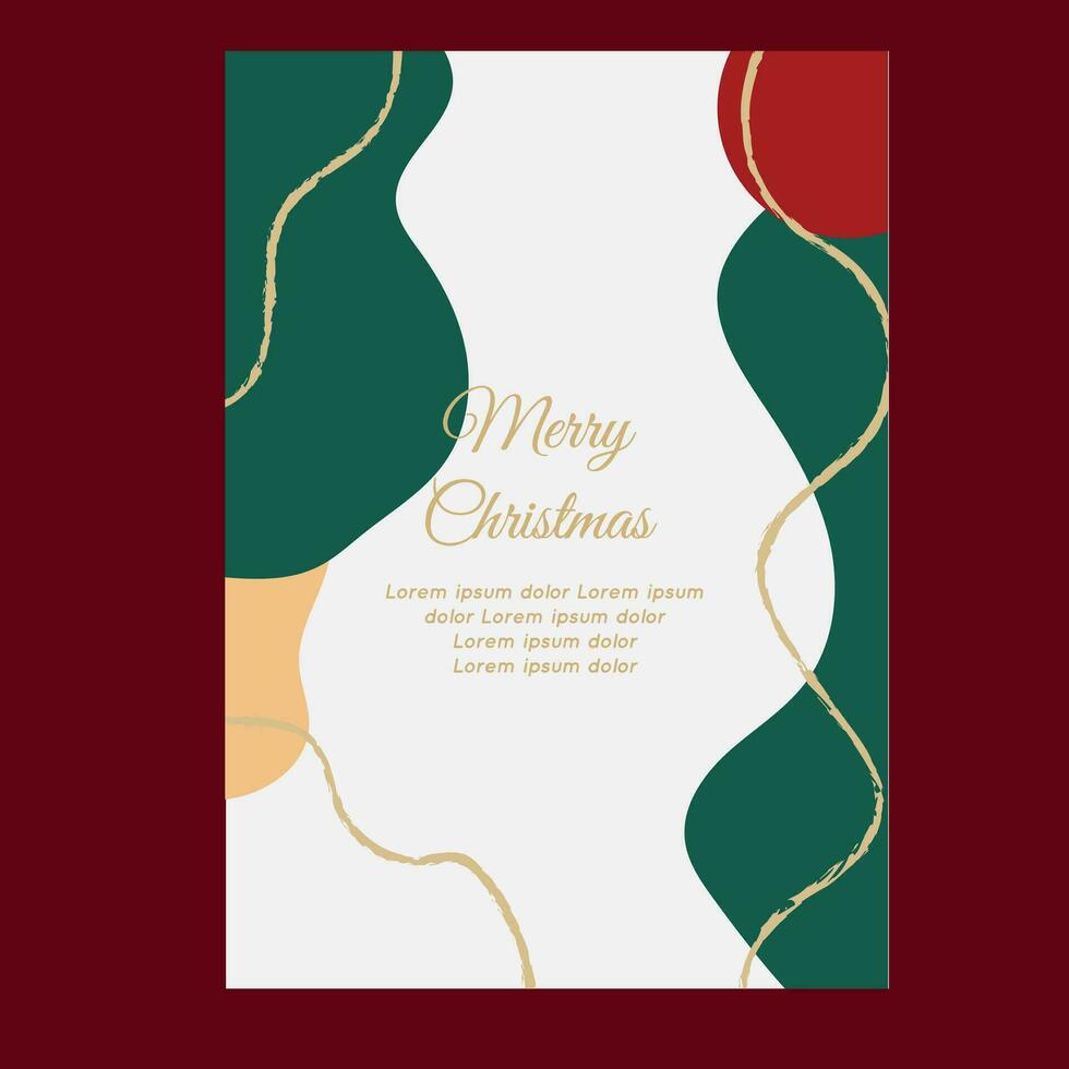 Christmas Card Abstract Background vector