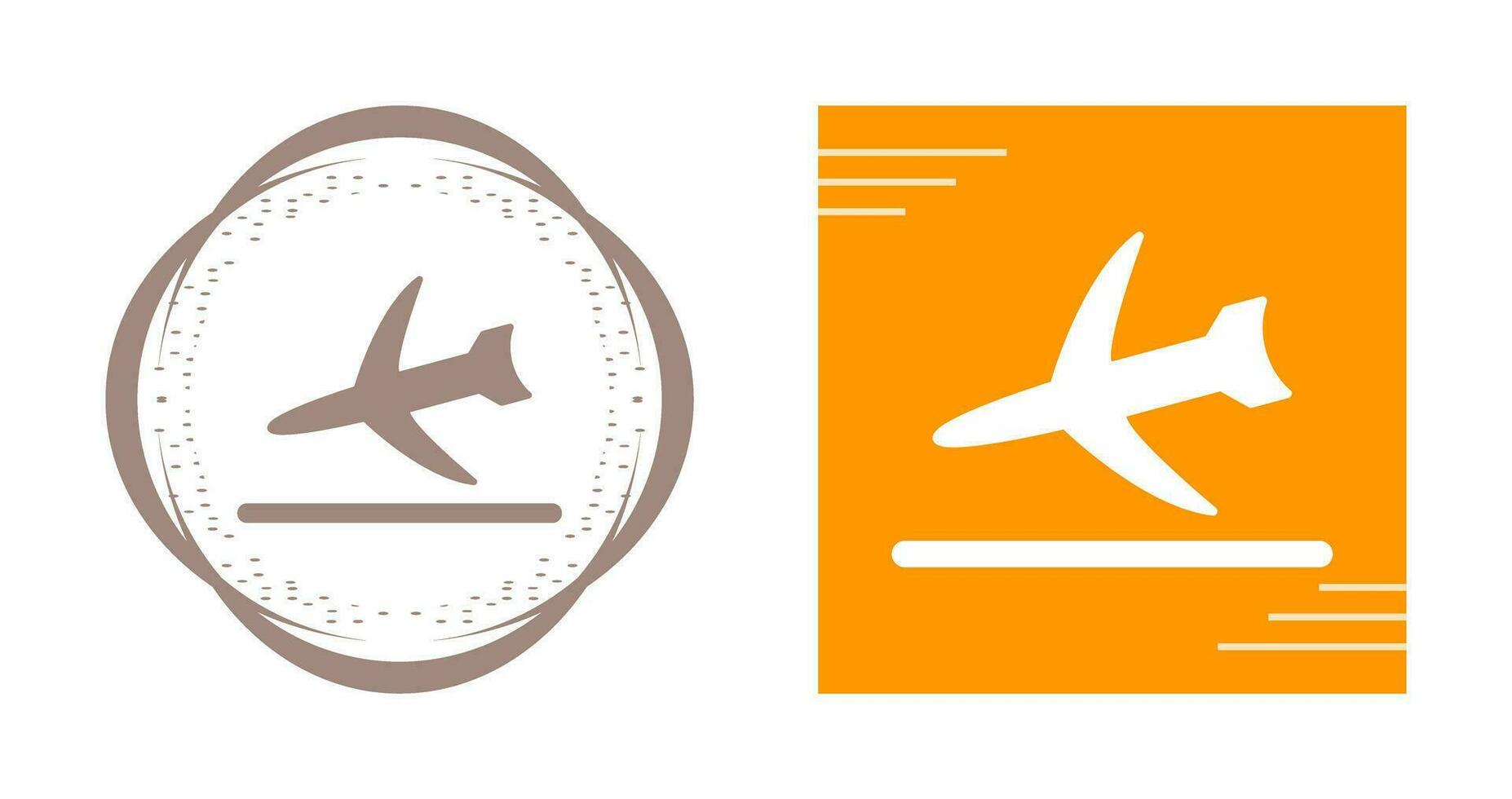 icono de vector de aterrizaje de vuelo