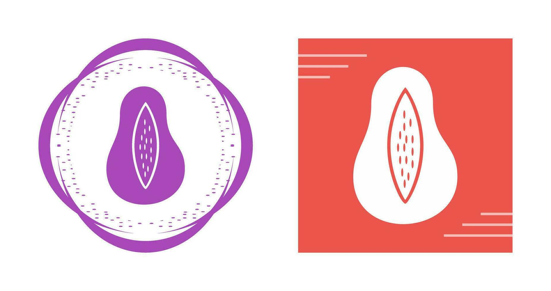 Papaya Vector Icon