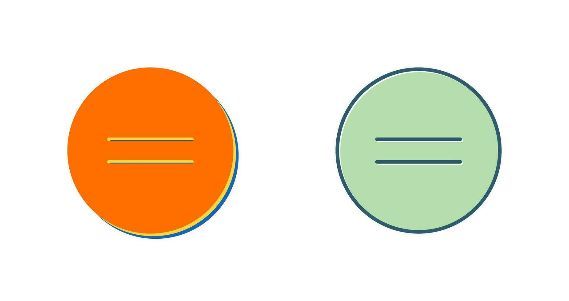 Equal To Vector Icon