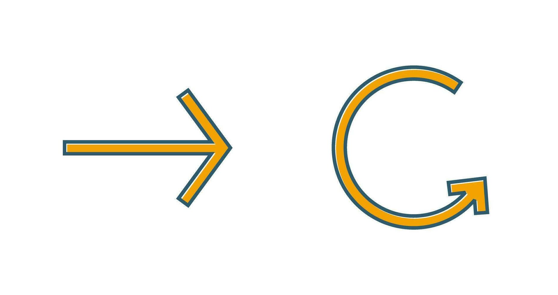Right Back Arrow Vector Icon