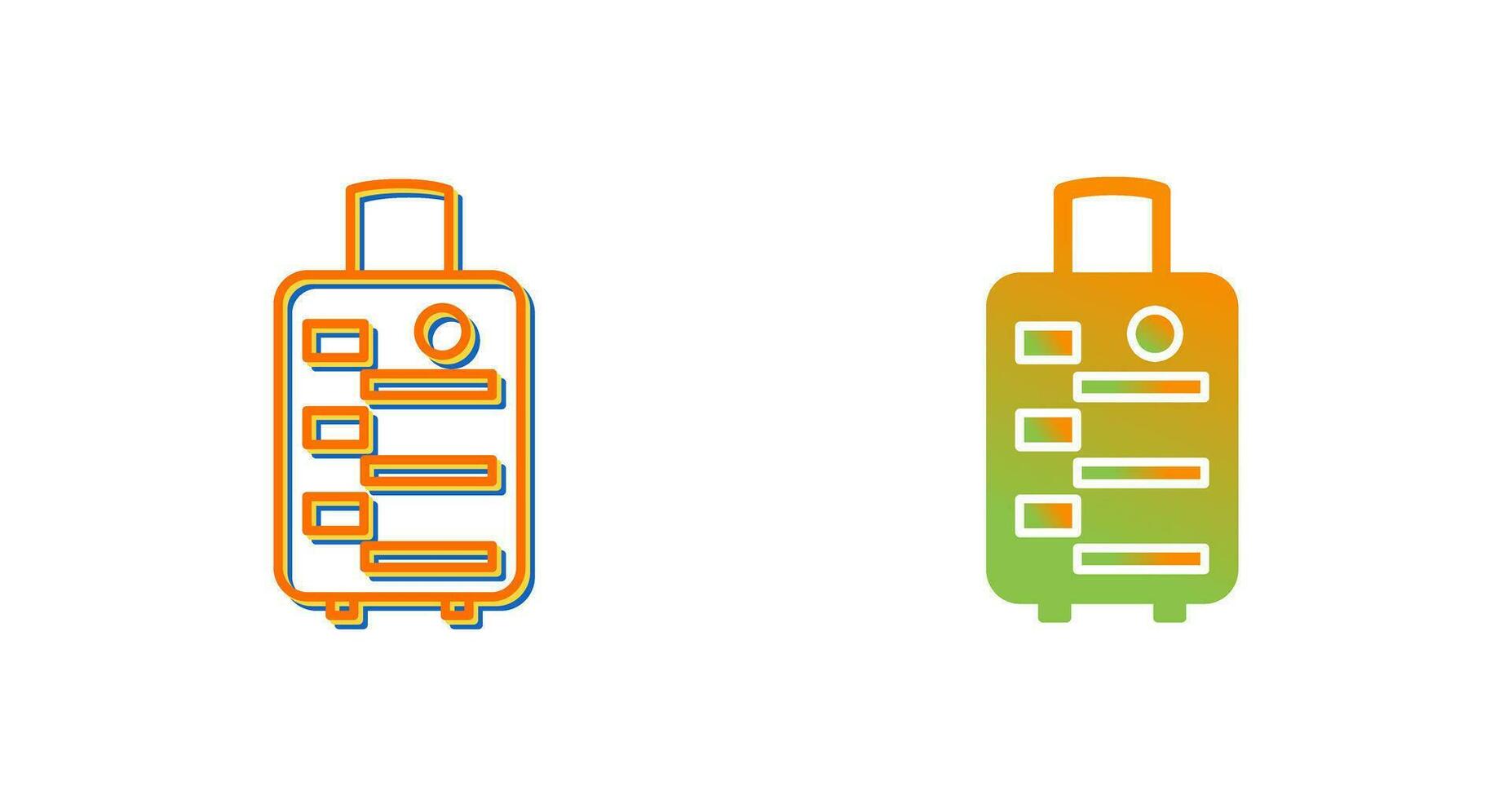 Luggage Bag Vector Icon