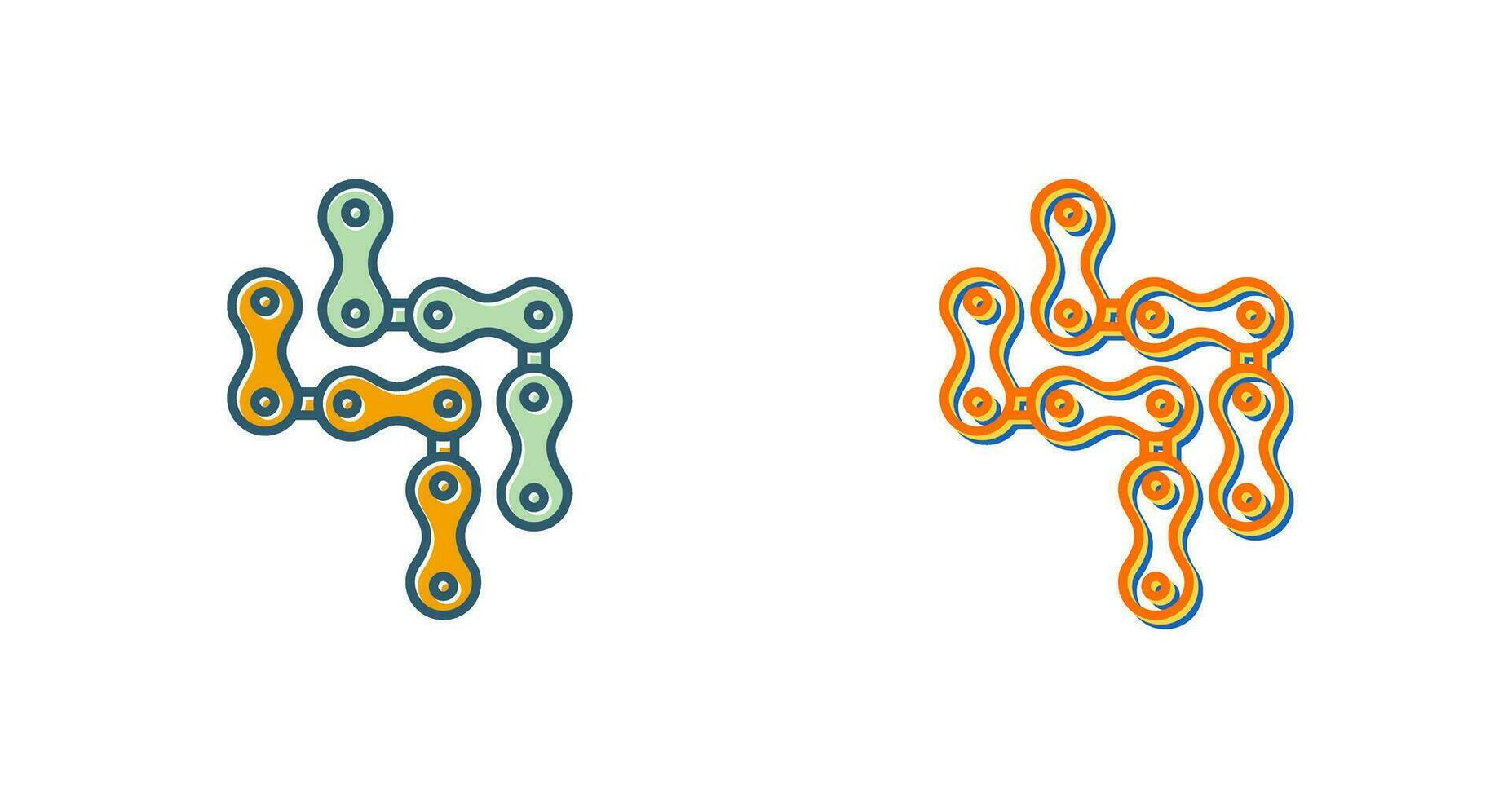 Cycle Chain Vector Icon