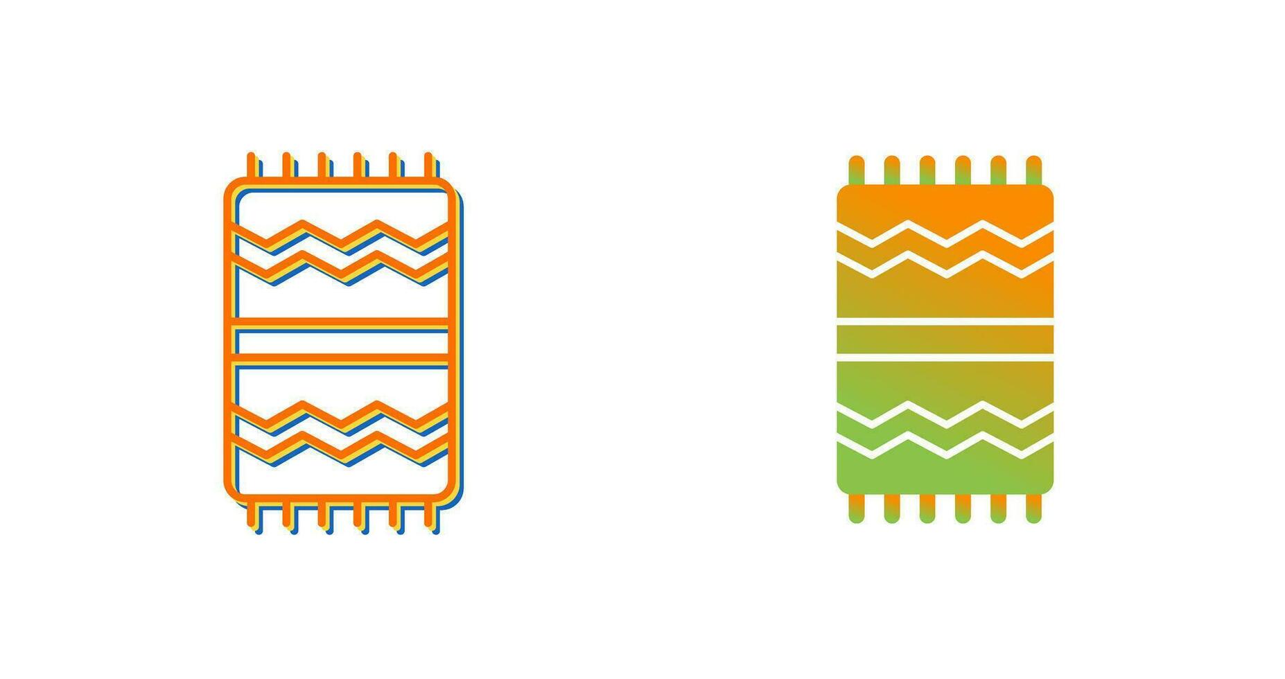 Beach Towel Vector Icon