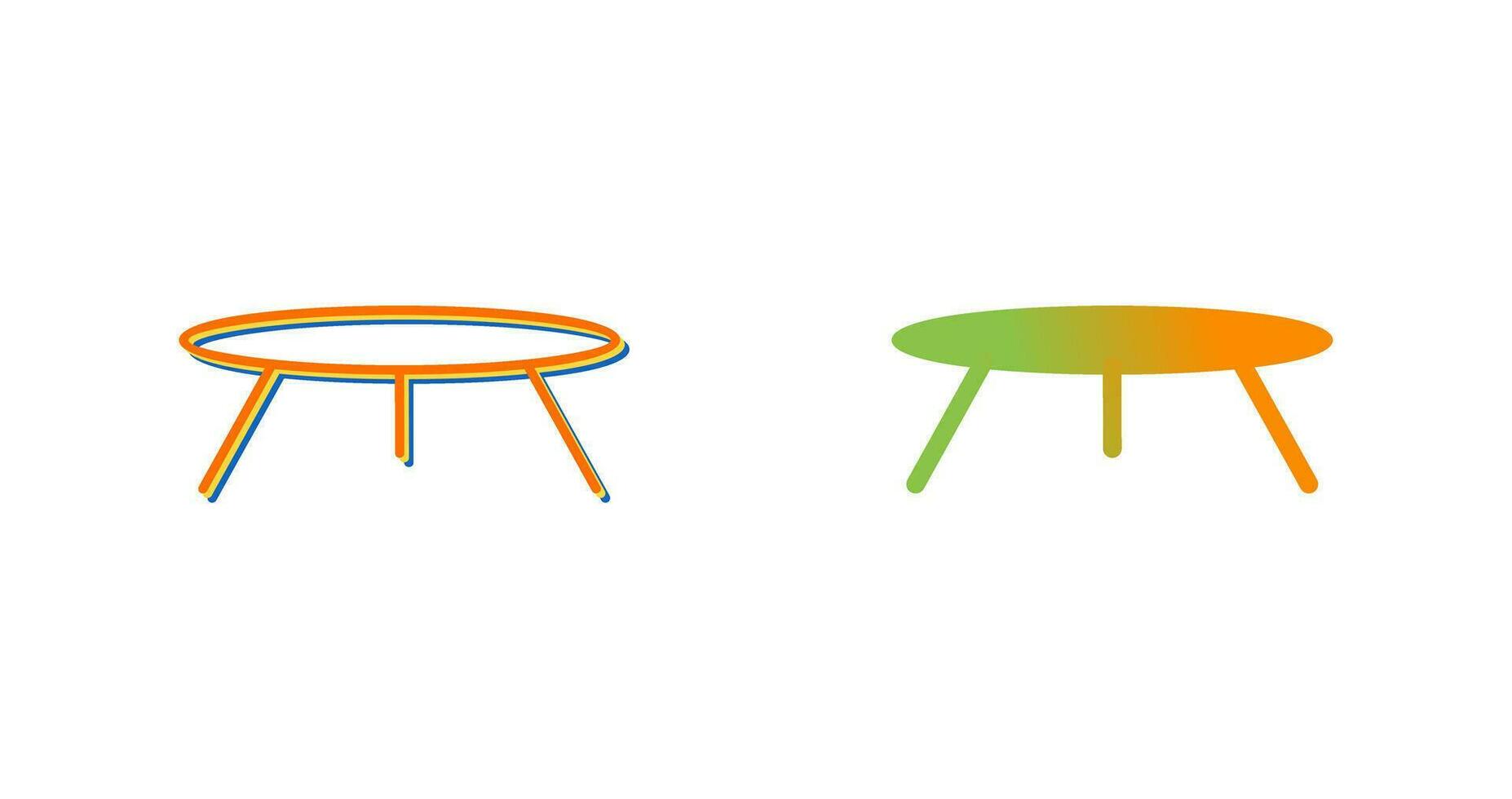 Small Table Vector Icon