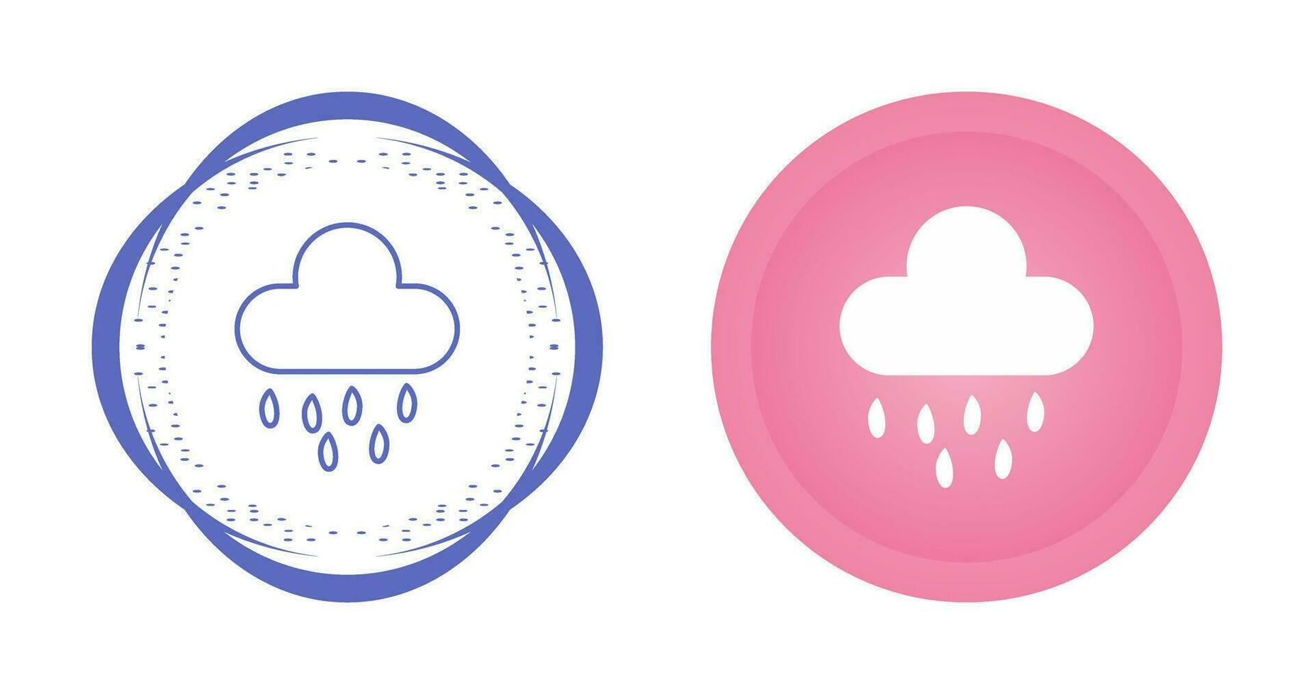 Rain Cloud Vector Icon