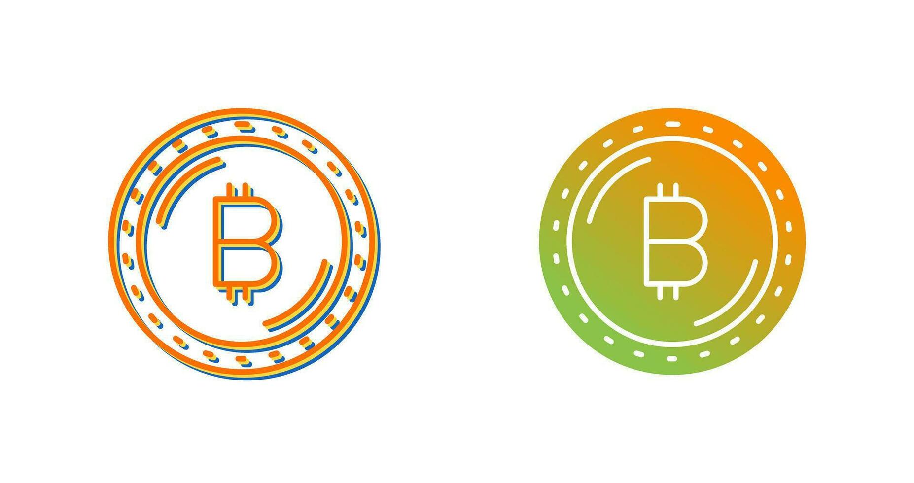 Bitcoin Currency Vector Icon