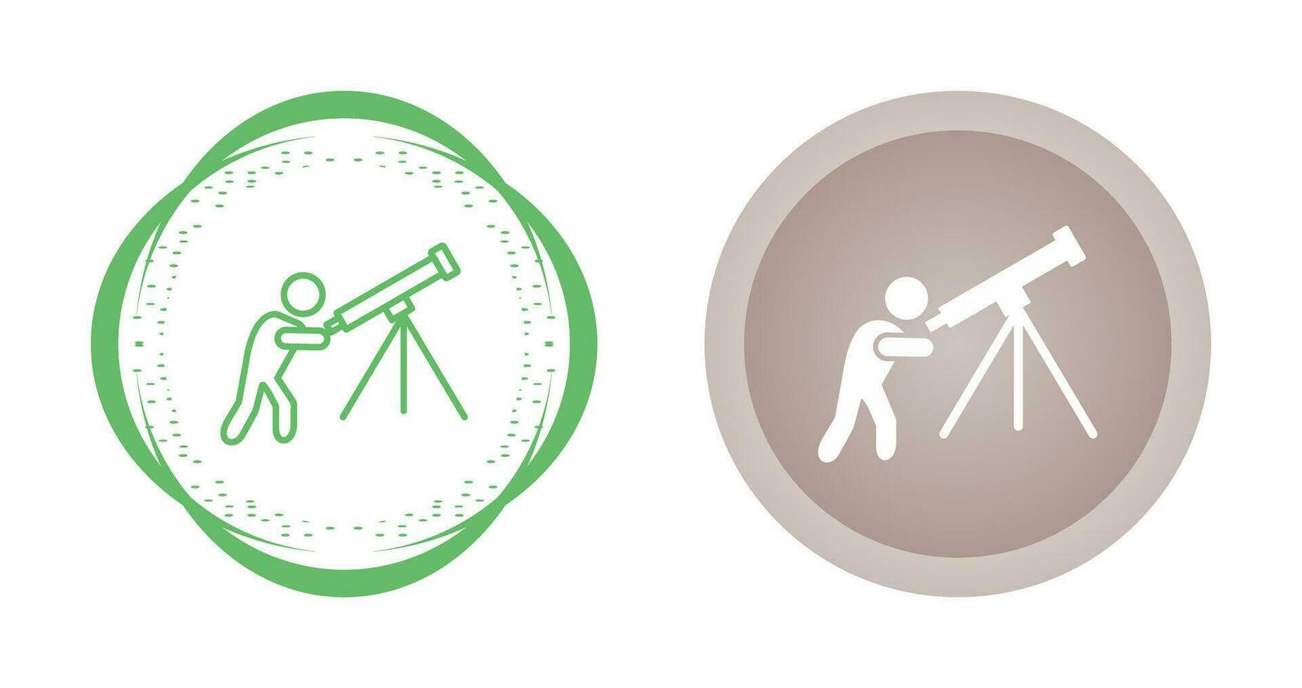 Adjusting Telescope Vector Icon