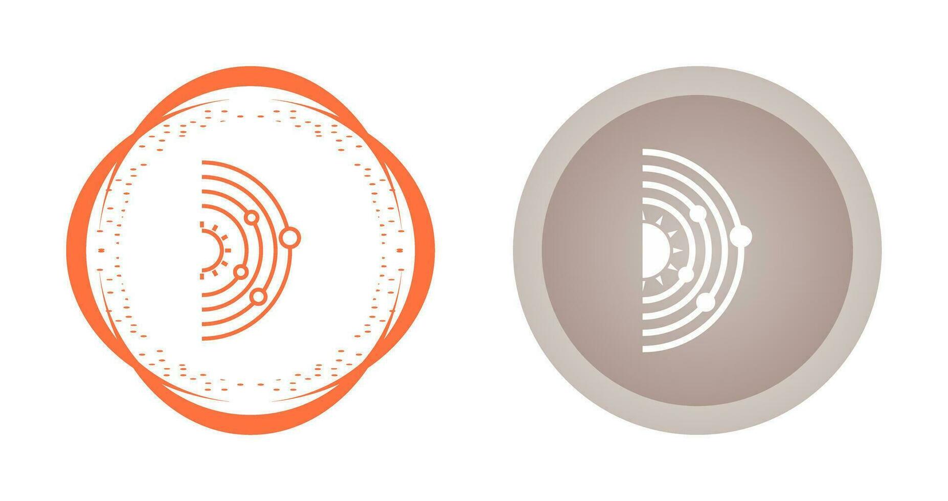 Solar System Vector Icon