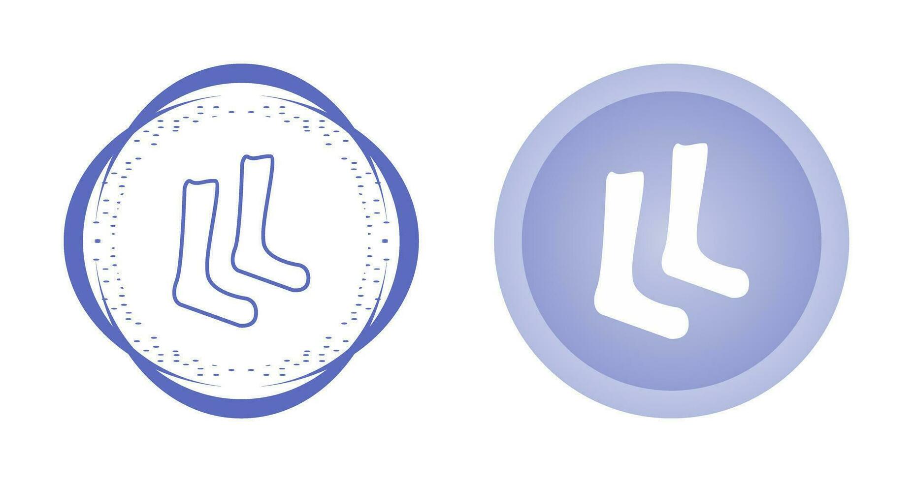 Pair of Socks Vector Icon