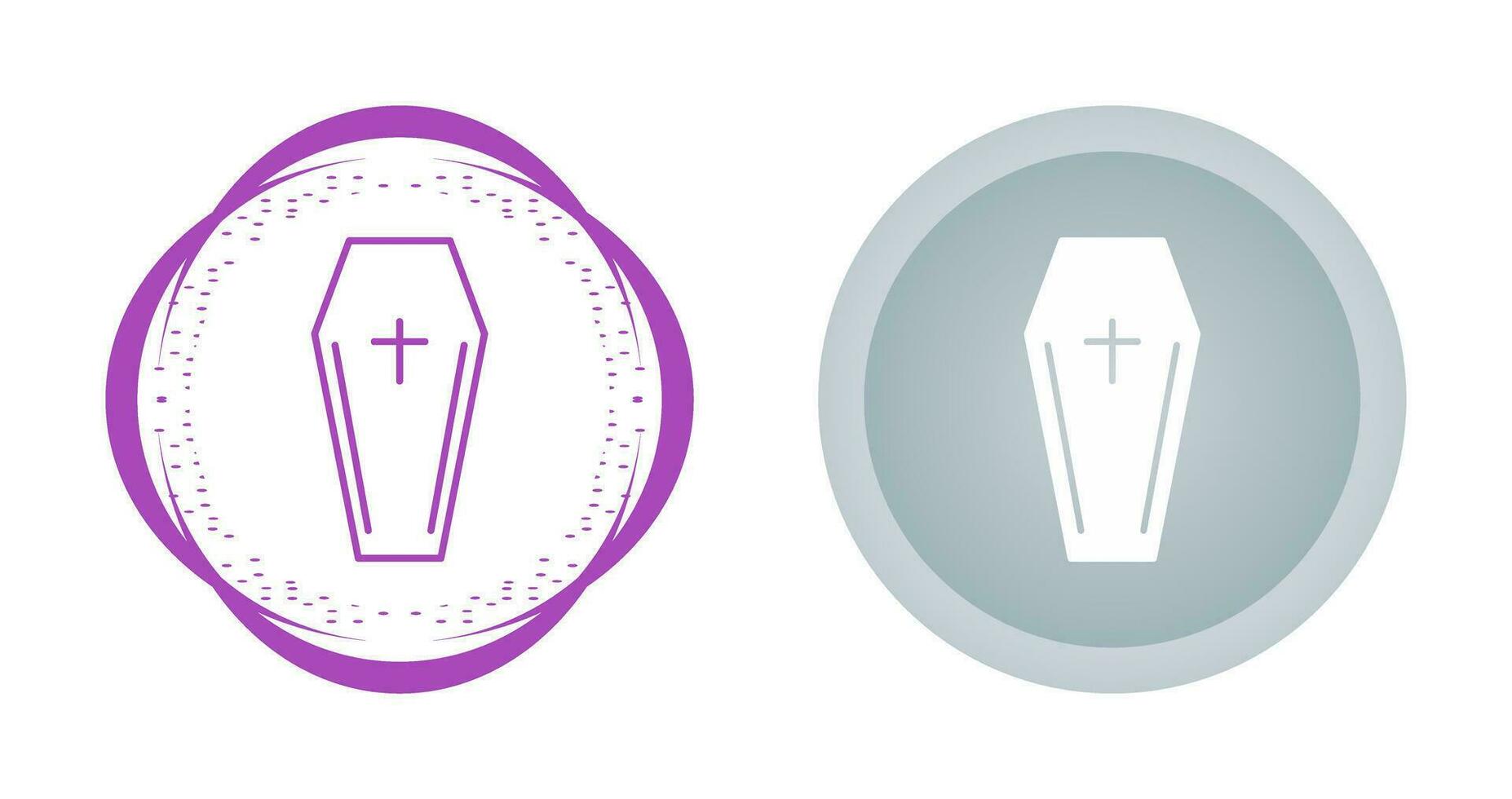 Coffin Vector Icon
