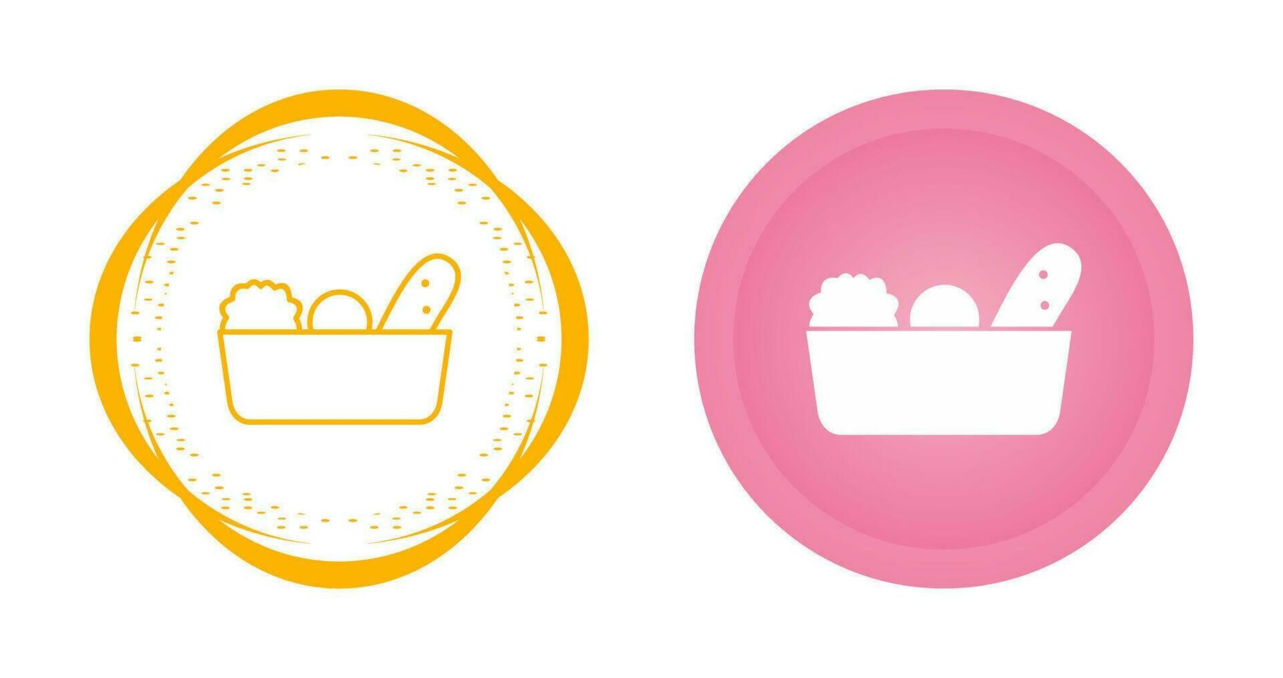 Vegetable Basket Vector Icon