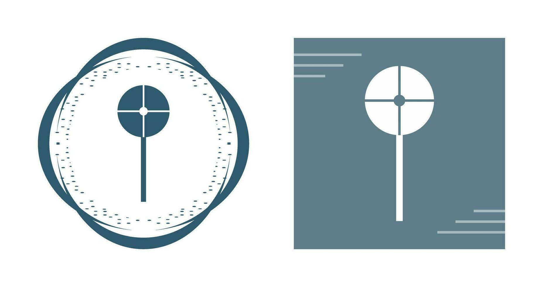 Striped Candy Vector Icon