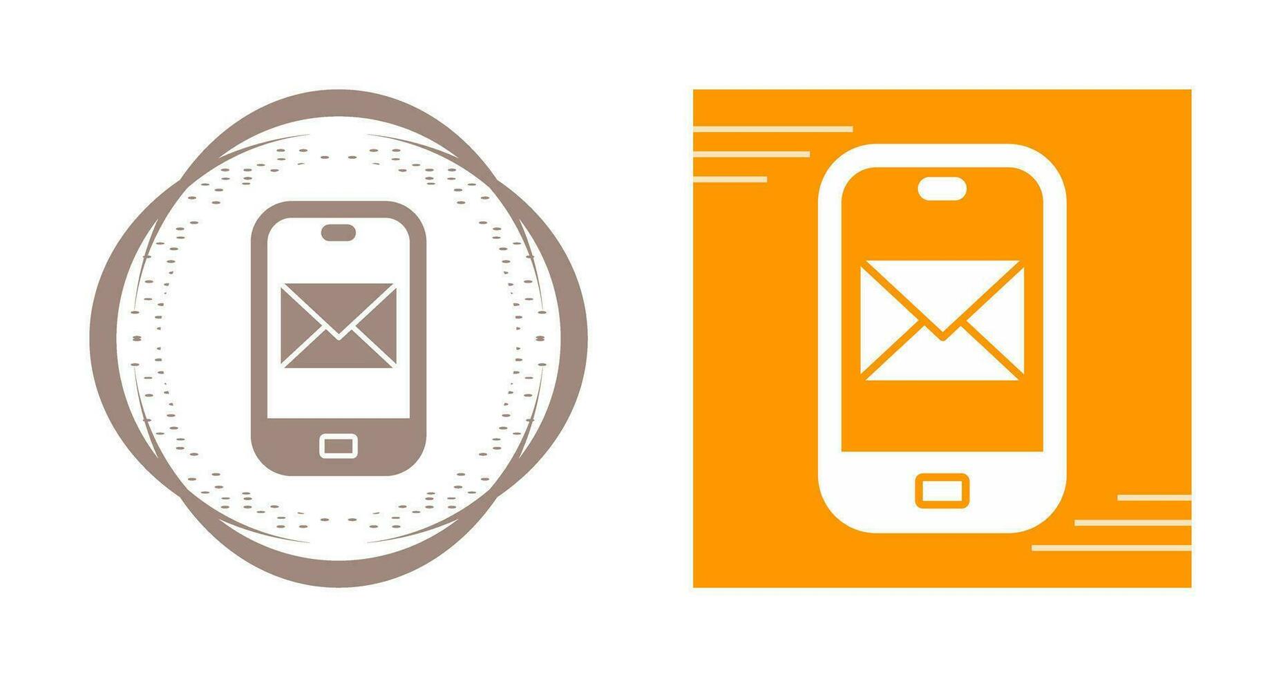 Smartphone mail Vector Icon