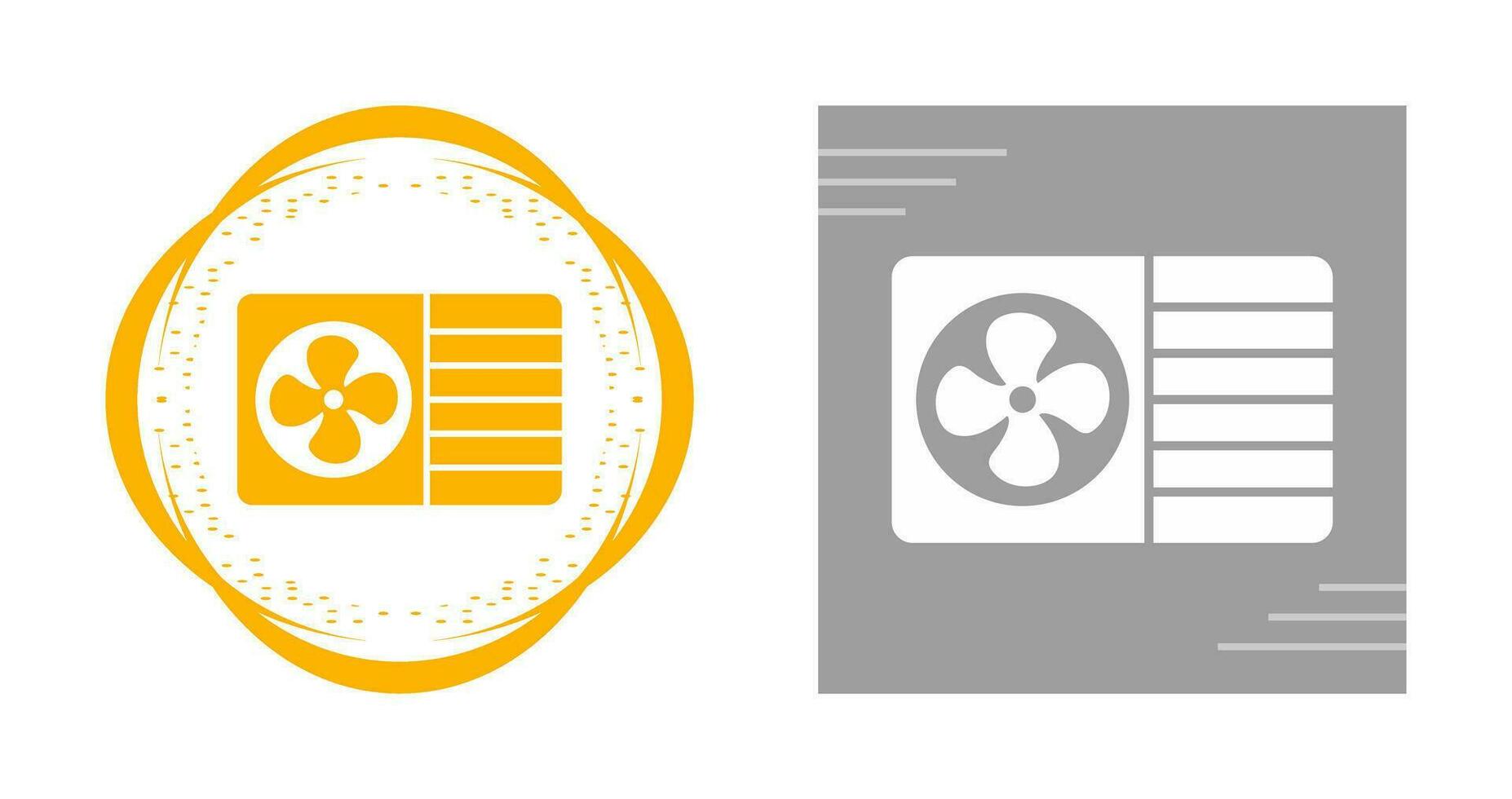 AC Window Unit Vector Icon
